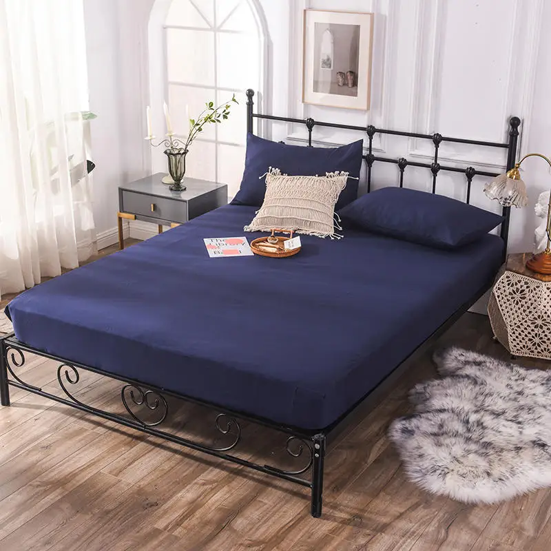 防水床笠藏青11