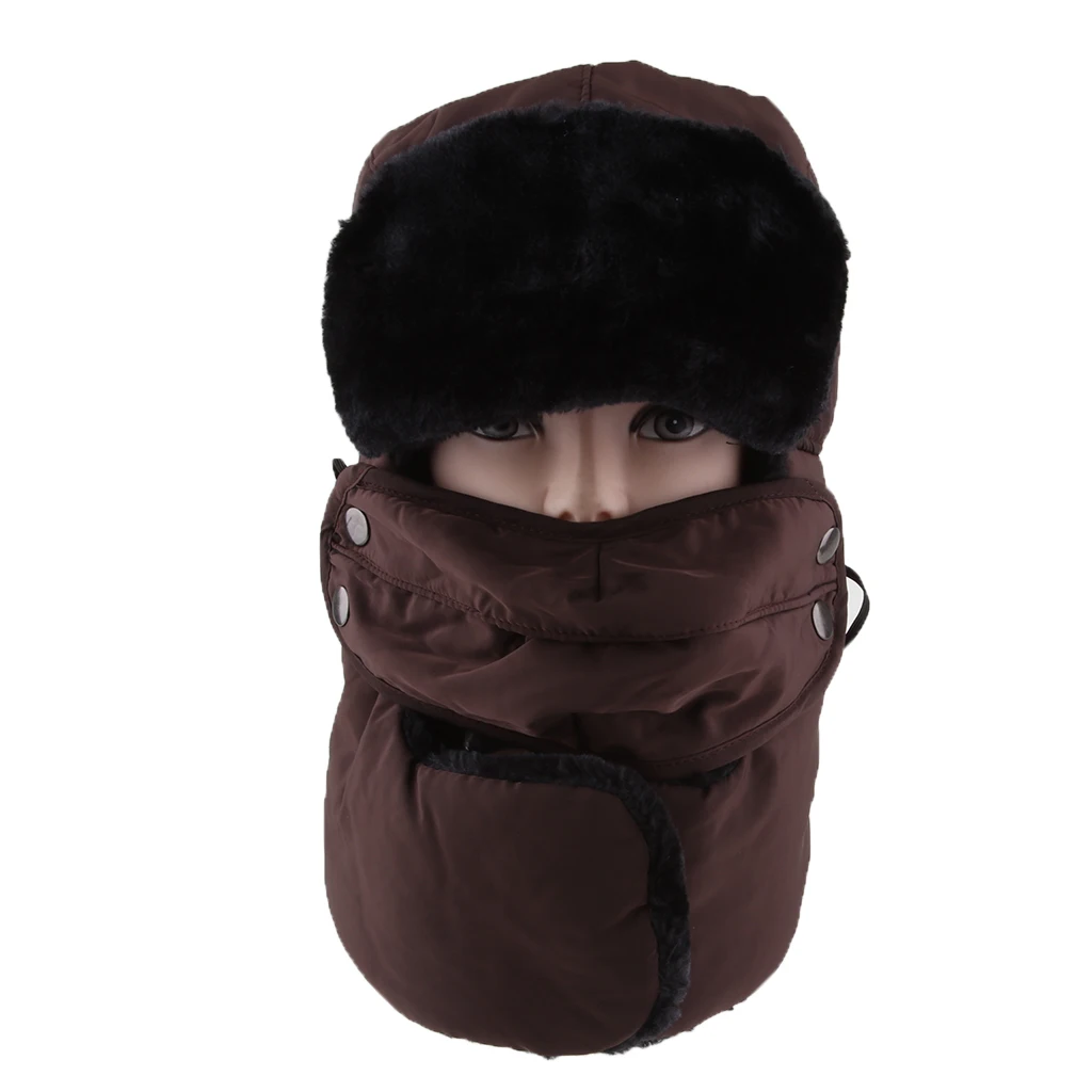  New Unisex Trapper Bomber Warm Russian Trooper Winter Ski Hat Men Women Cap New Bomber Hats 4 Colors