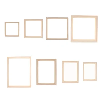 

Photo Frame Document Picture Frame Premium Wood Decorative Tabletop Display Double-Sided Photo Frames Not Include Picture
