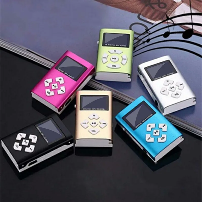 Мини MP3-плеер с ЖК-экраном 32 ГБ Micro SD TF карта MP3-плеер металлическая кнопка портативный мини MP3-плеер 4,7 дюймов