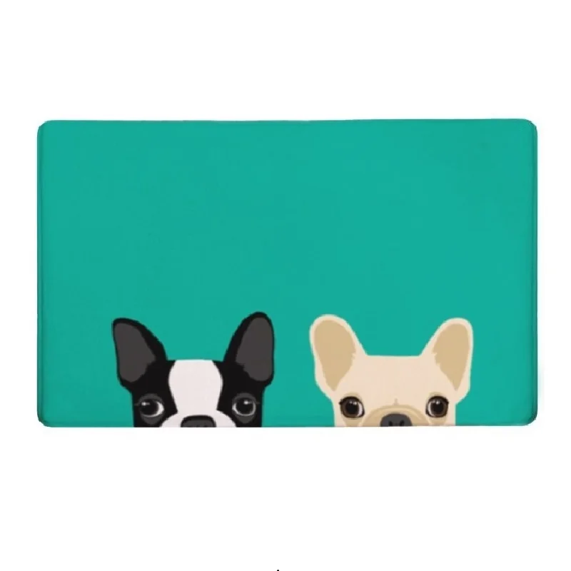 Bath Mat Dog Printed 50x80cm Toilet Carpet Absorbent Shower Bath Mat Dog Printed 50x80cm Toilet