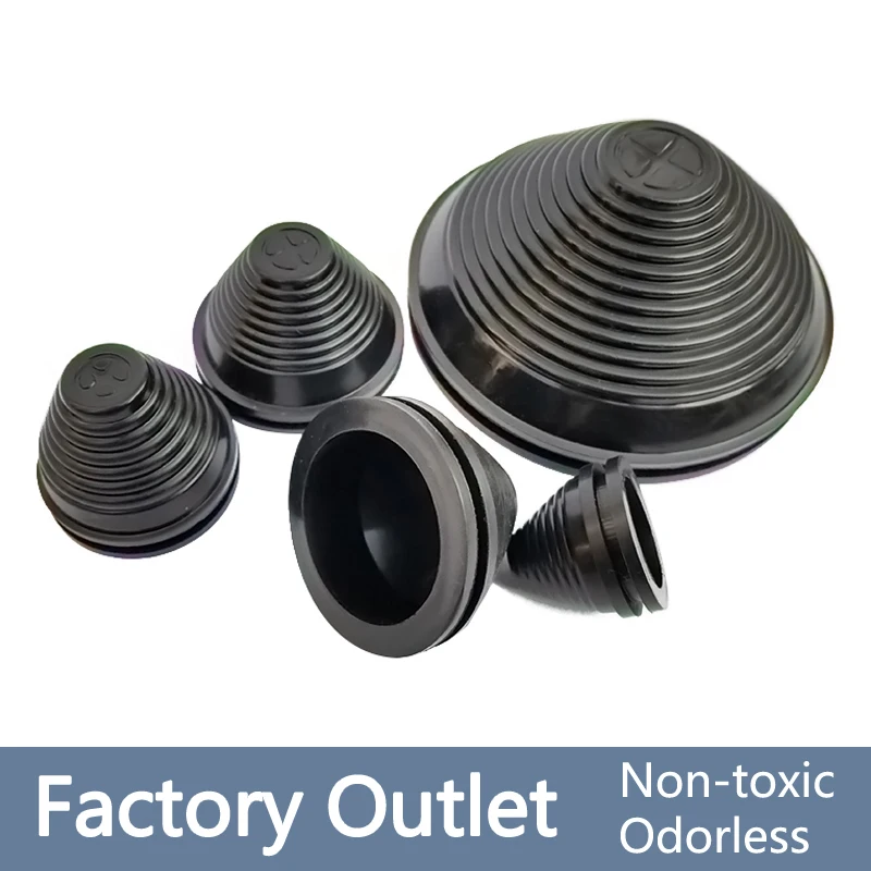 1pcs Rubber Wire Hole Dust Covers Plugs Black Tapered Cable Seal Ring