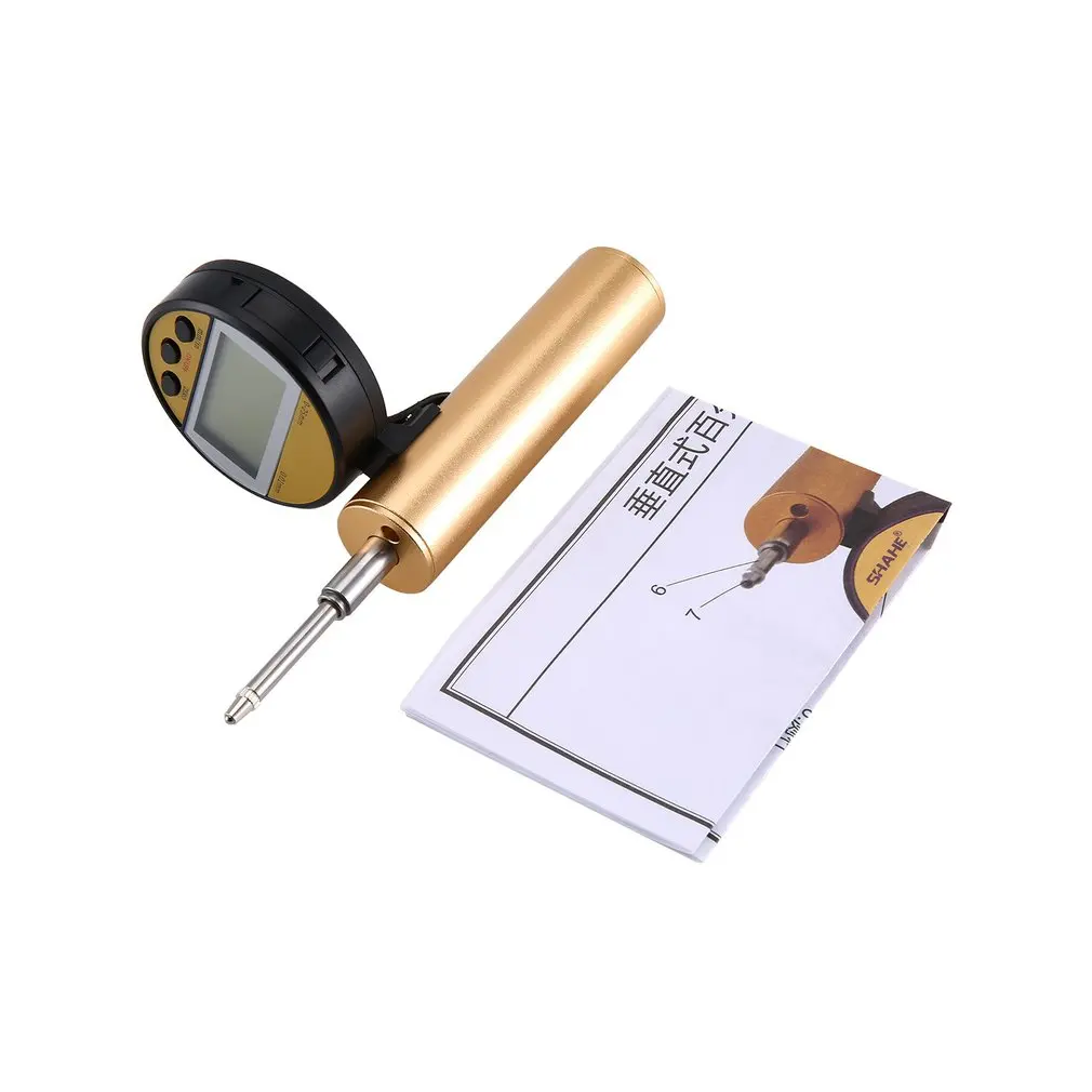 

SHAHE Vertical Type Digital Indicator 0-25.4mm 0.01mm Digital LCD Display Dial Indicator Gauge Measuring Instruments