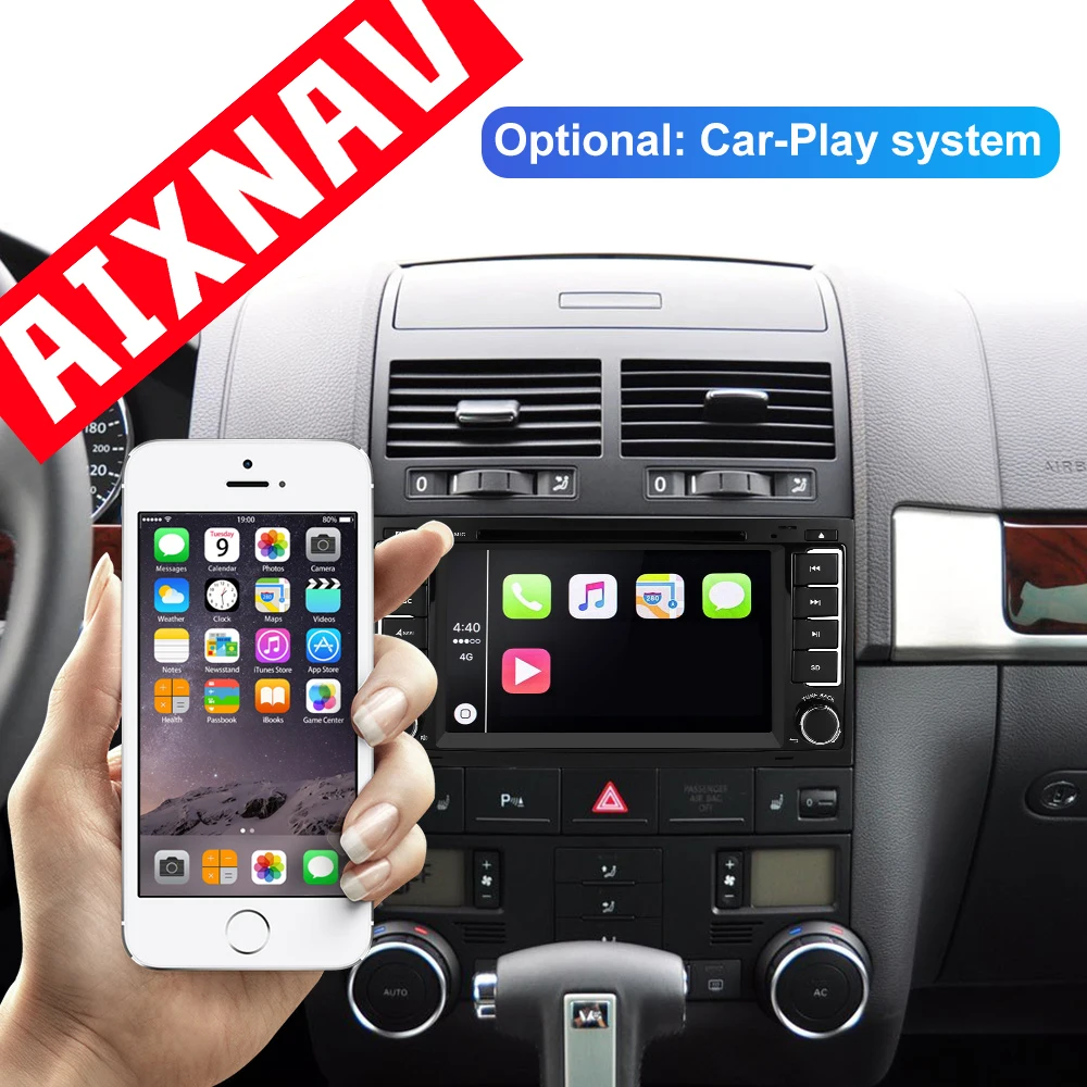 Автомагнитола 2 Din с экраном для навигатора стерео DVD mp3 плеера Volkswagen GPS грузовиков