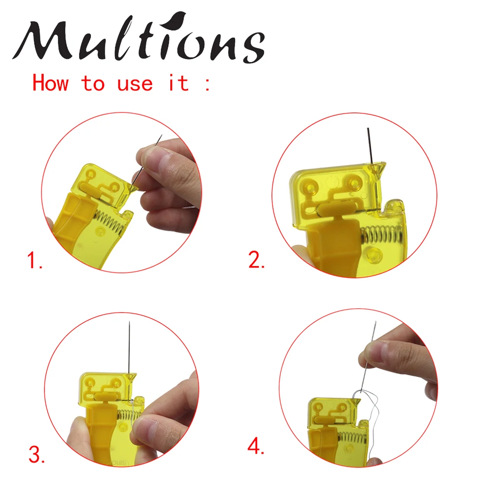 3 шт. автоматический нарезчик игл ручной для шитья инструмент вставки ститча