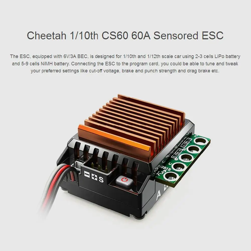 SKYRC 4000KV 8,5 T 2P сенсорный бесщеточный двигатель CS60 60A сенсорный ESC светодиодный набор карт для 1/10 1/12 RC багги автомобиль