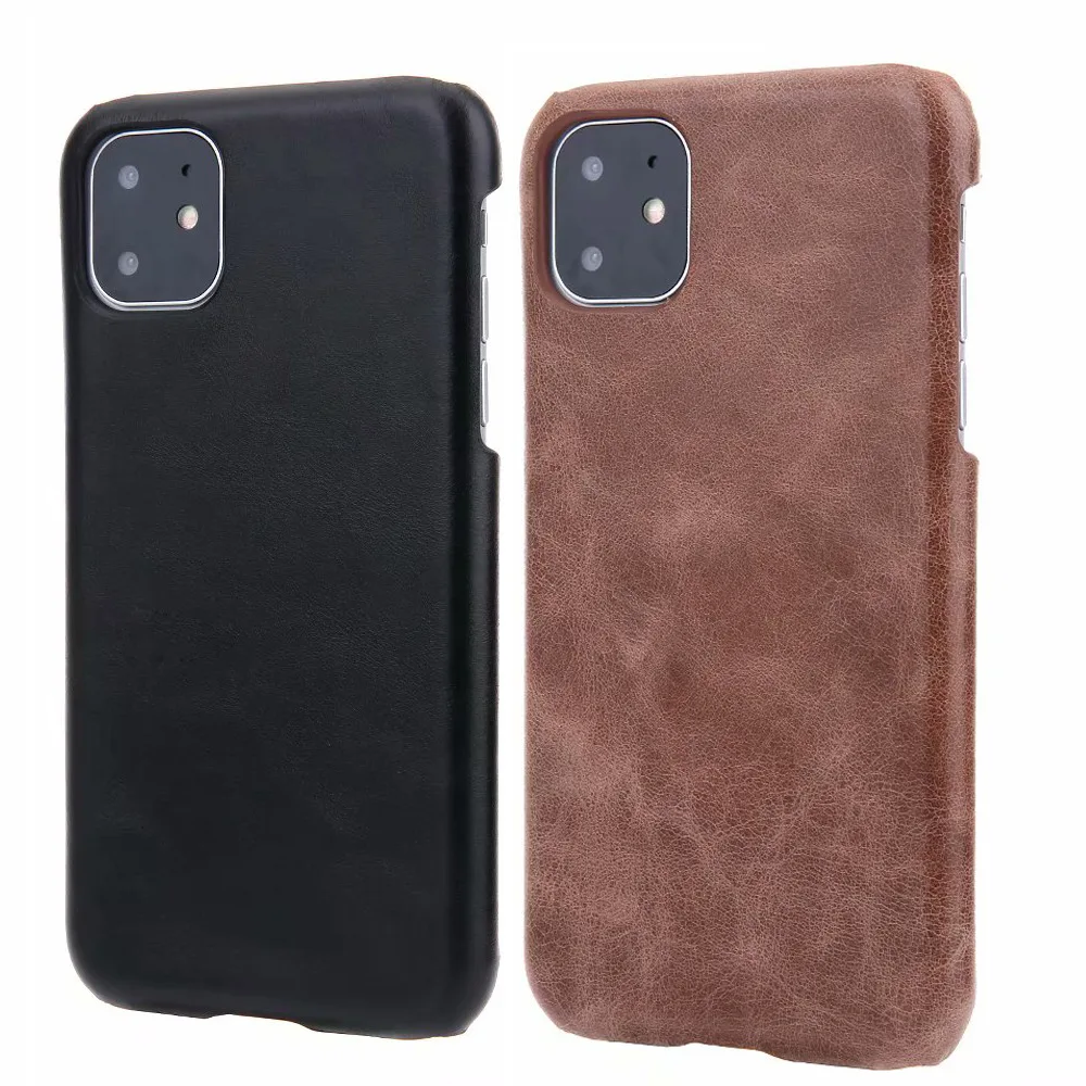

Luxury Genuine Leather Coque Cover For IPhone 11 11Pro Max Case For IPhone X XS Max XR 7 8 Plus Business Simple Phone Back Case