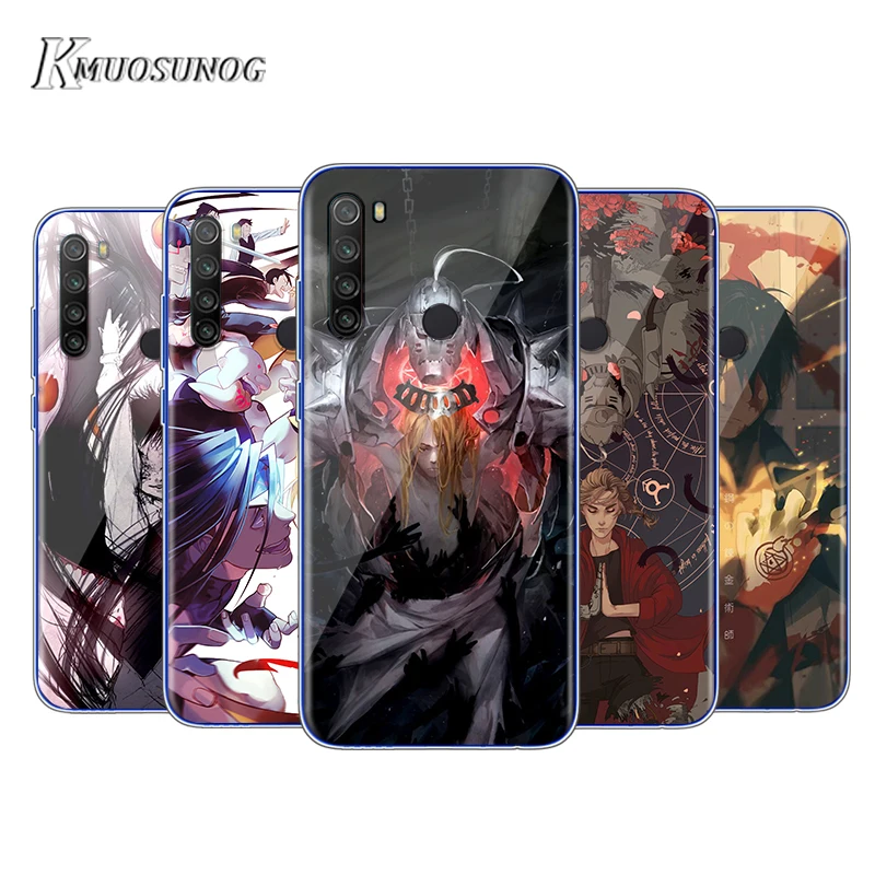 

Transparent Silicone Cover Anime Fullmetal Alchemist For Xiaomi Redmi Note 9 9S Max 8T 8 7 6 5 Pro 5A 4X 4 Phone soft Case