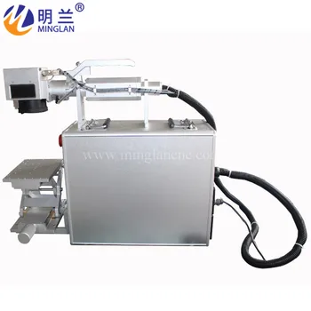 

60W metal fiber laser marking machine (color mop fiber laser marking machine optional)