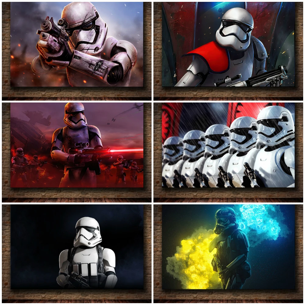 Disney Full Diamond Embroidery Star Wars Soldiers Mosaic Painting Cross Stitch Kits Home Decor | Дом и сад