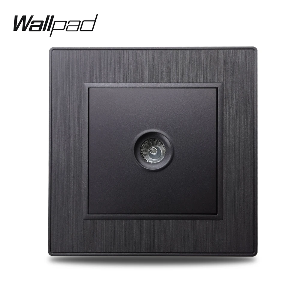 Wallpad S6 черная серебристая Золотая ТВ FM коаксиальное воздушное соединение