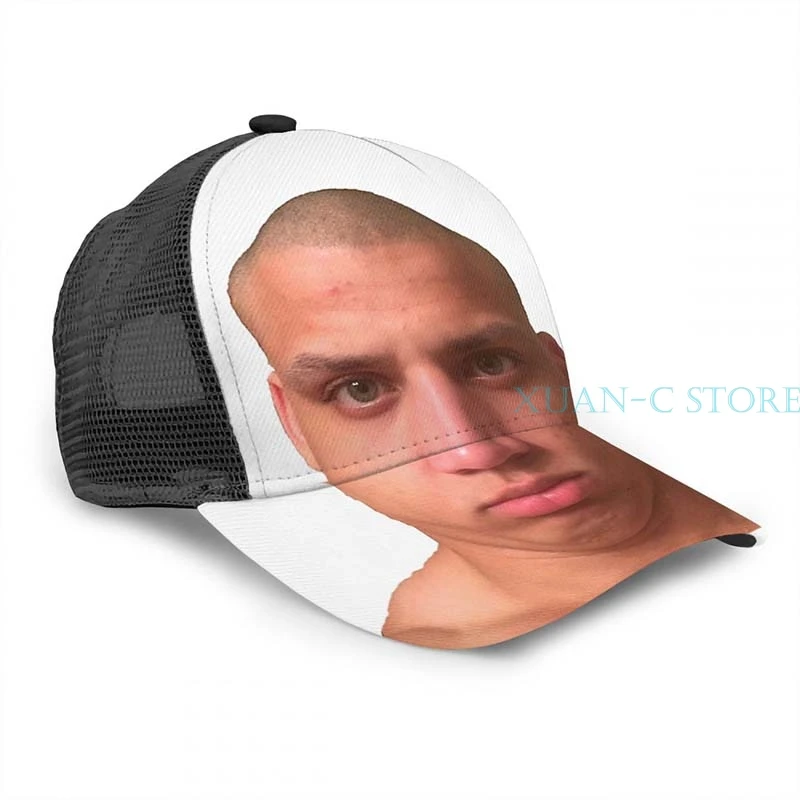 Tyler1 селфи баскетбольная Кепка для мужчин и женщин мода по всему принту черная шляпа унисекс - Цвет: One Size