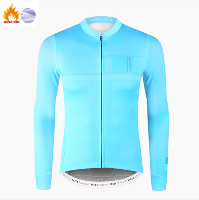 Велоспорт Джерси Pro Team Gobiking зимняя флисовая одежда для велоспорта MTB Велоспорт комбинезон комплект Ropa Ciclismo триатлон Велоспорт - Цвет: Winter Jersey