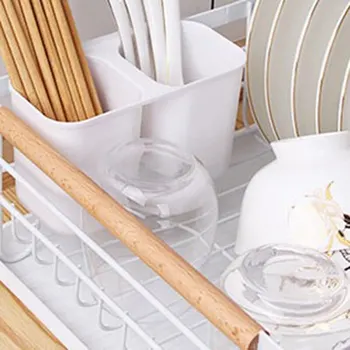 

For Japanese Iron Art Bowl Dish Storage Frame Multi-function Kitchen Draining Dish Rack Home Big Capacity Tableware Commodity