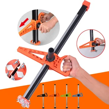 

Manual Portable Gypsum Board Cutter Hand Push Drywall Cutting Artifact Tool Stainless Steel Woodworking Cutting Board Tools