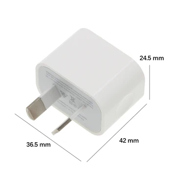 

AU Plug Single Portable USB Charger 5V 1A Wall Adapter Mobile Phone Micro Data Charging for Apple IPhone IPad for Samsung Huawei