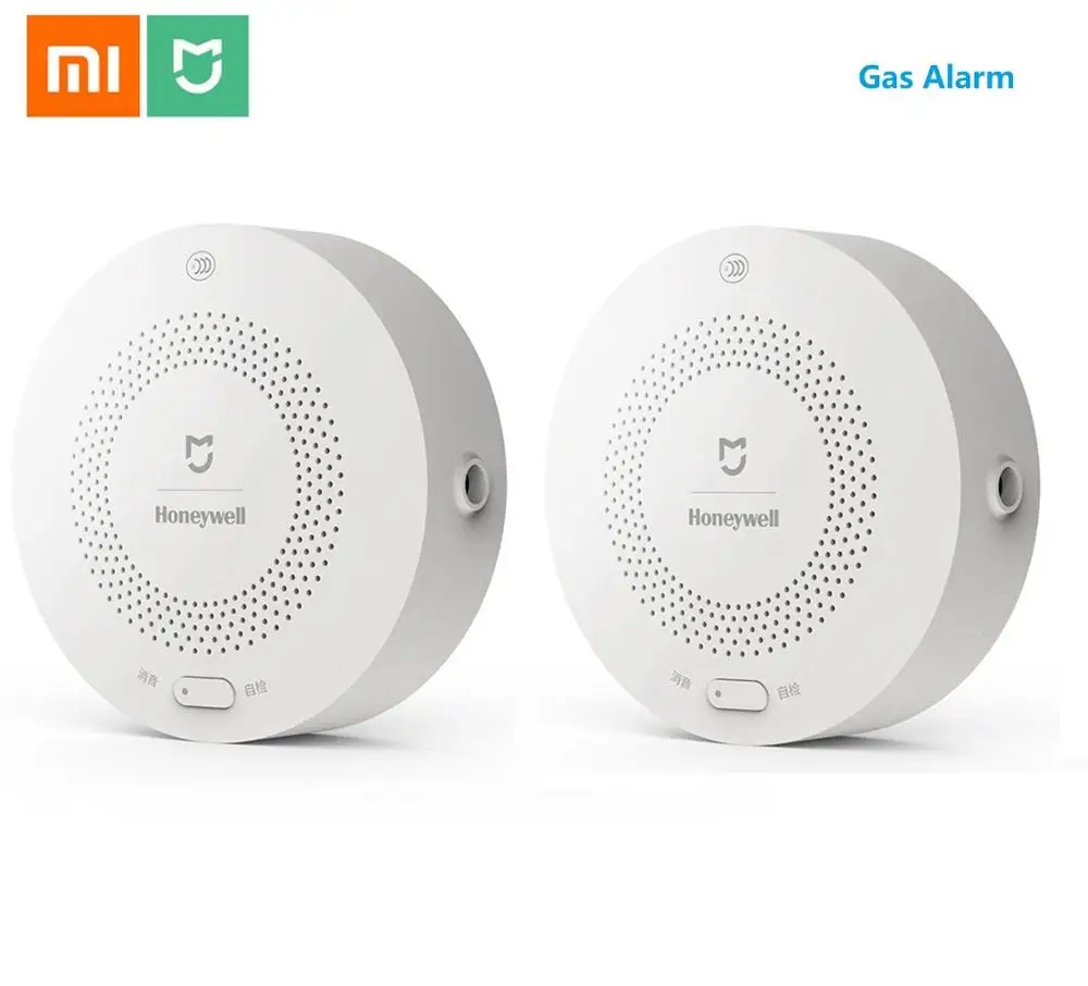 Mi jia ДЕТЕКТОР ГАЗОВОЙ СИГНАЛИЗАЦИИ Xiao mi Honeywell Zigbee пульт дистанционного управления CH4 мониторинг потолка и настенный легко установить приложение для работы - Цвет: 2 PCS