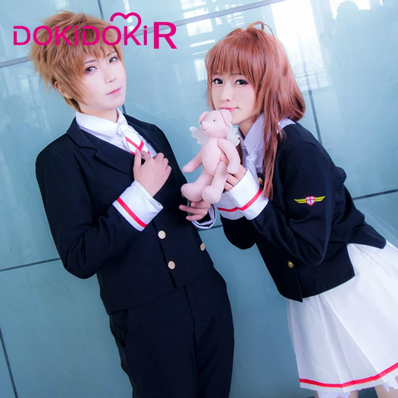 DokiDoki R аниме косплей карточка Captor Sakura Косплей Костюм LI SYAORAN школа униот Мальчик