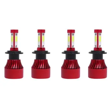 

Car 9005+9006 Combo 4-Side LED Headlight Waterproof Kits High Low Beam Lamp Bulb Automobile Modification Repair Auto