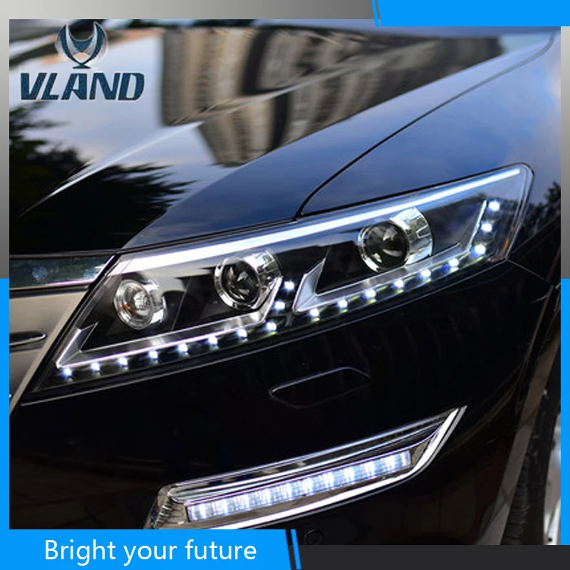 Eagle Eyes головная лампа для Honda Crosstour фары 2011 2012 объектив проектора фары|Фара авто в