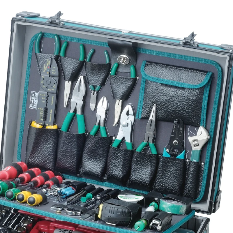 Pro'sKit электронные инструменты для обслуживания 107 шт 1pk-90b-1 240 В Электрическая дрель набор рукав отвертка обслуживание сварочные инструменты