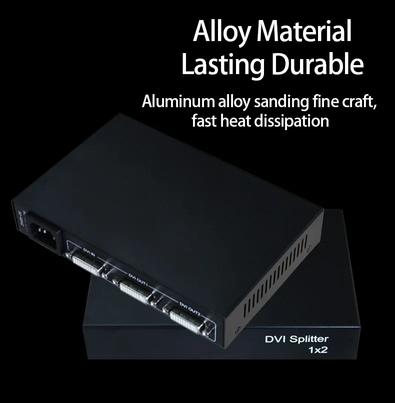 AMS D1S2 HD DVI видео сплиттер Поддержка 1920x1200 до HD 1080P для арендный светодиодный дисплей экран