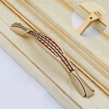 

Classical Copper Door Handles Wardrobe Drawer Pull Kitchen Cabinet Handles for Furniture Handles Single Hole