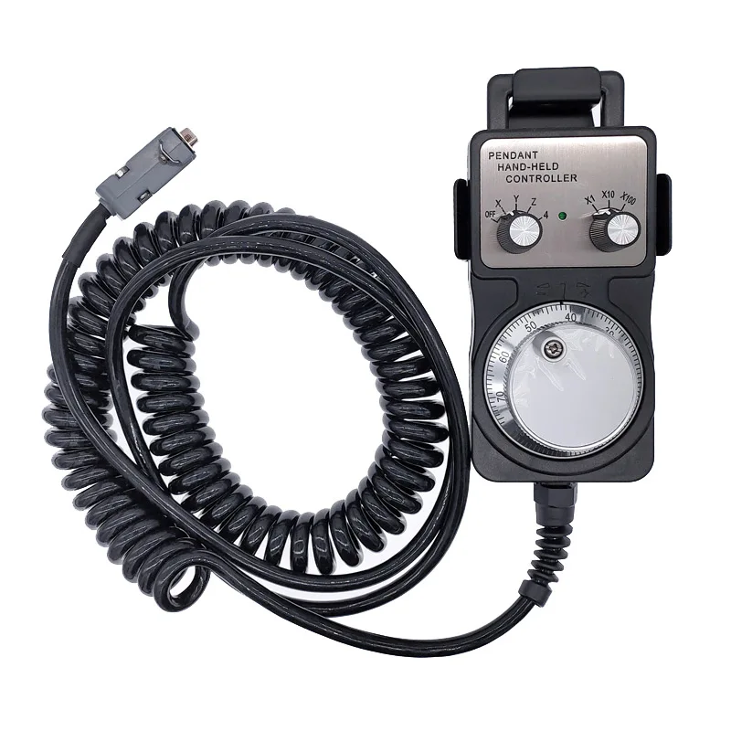 Handheld Manual Wheel Control Hand Pulse with Emergency Stop Switch DC5-12V 