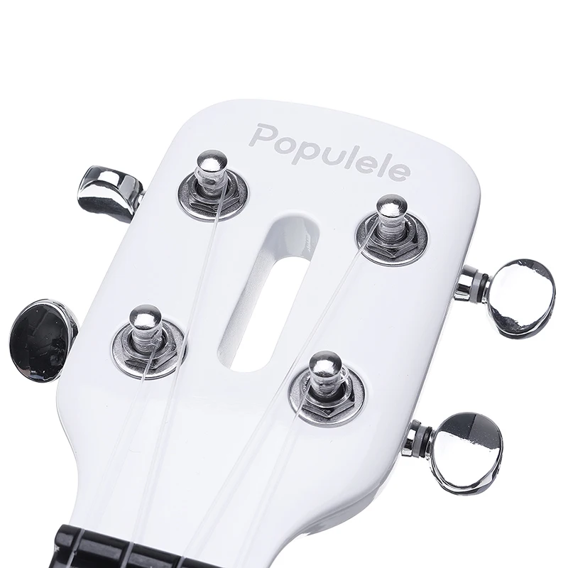  Nuevo popular 2 LED App Control USB Smart ukelele 4 cuerdas 23 pulgadas ukelele concierto ABS diapa