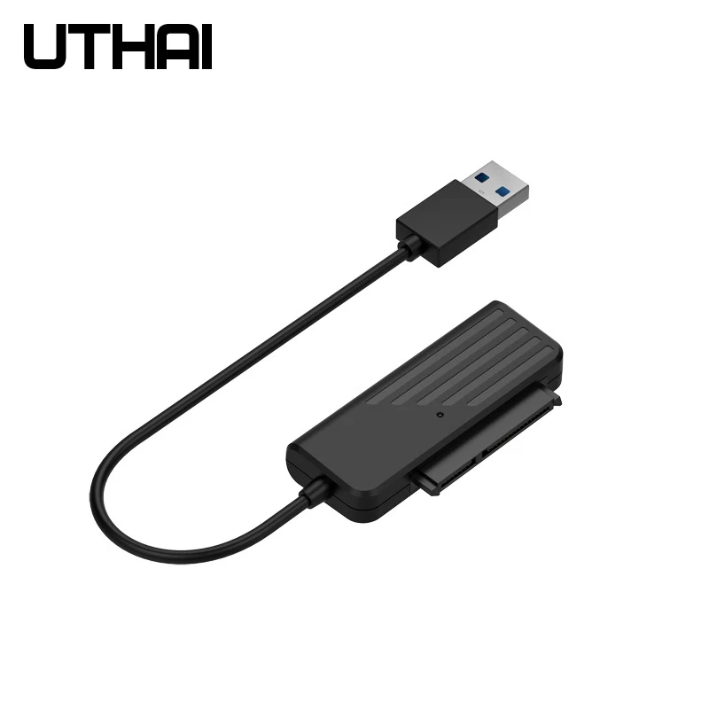 UTHAI T35 HDD Adapter of SSD USB3.0 Type-C to SATA3 Converter Cable For 2.5 Inch SATA Hard Drive Disk SSD 5Gbps JMS578 Chip usb hdd enclosure HDD Box Enclosures