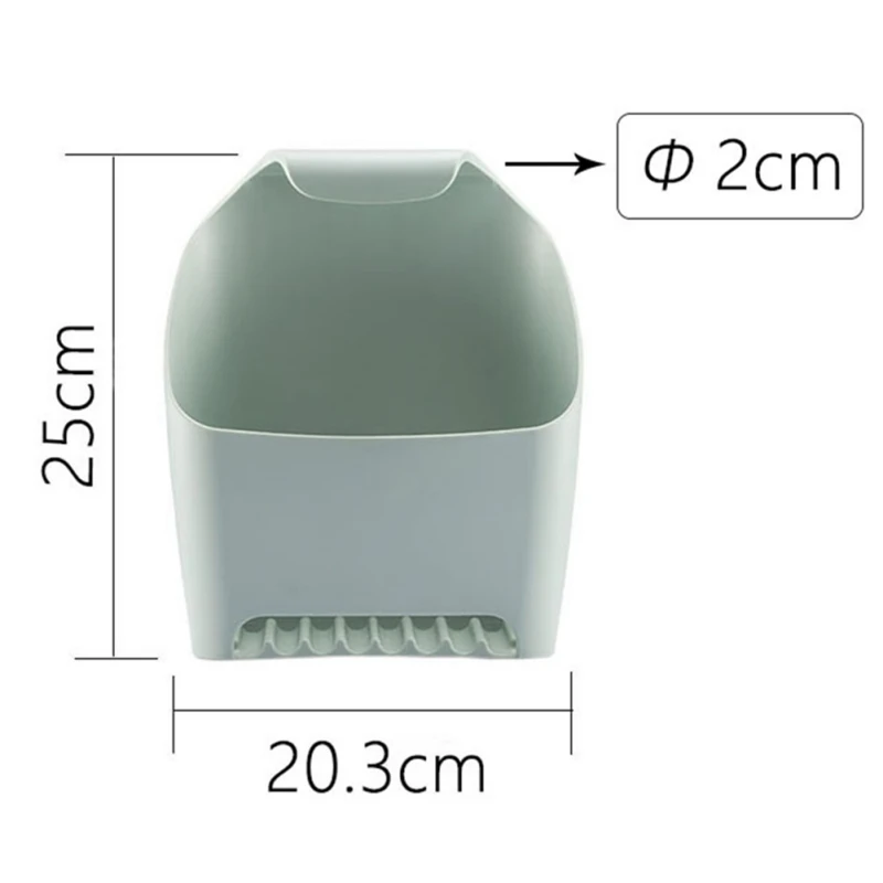 Stackable ванная комната макияж Органайзер корзина для хранения коробка водосточные дырокол-Бесплатные туалетные принадлежности полка косметический Органайзер висячая корзина