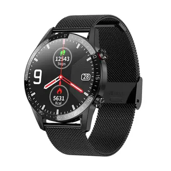 

L13 Smart Watch Men Bluetooth Call 1.3 Inch Leather Full Touch Fitness Tracker Smart Clock Women Smartwatch GTS for Android