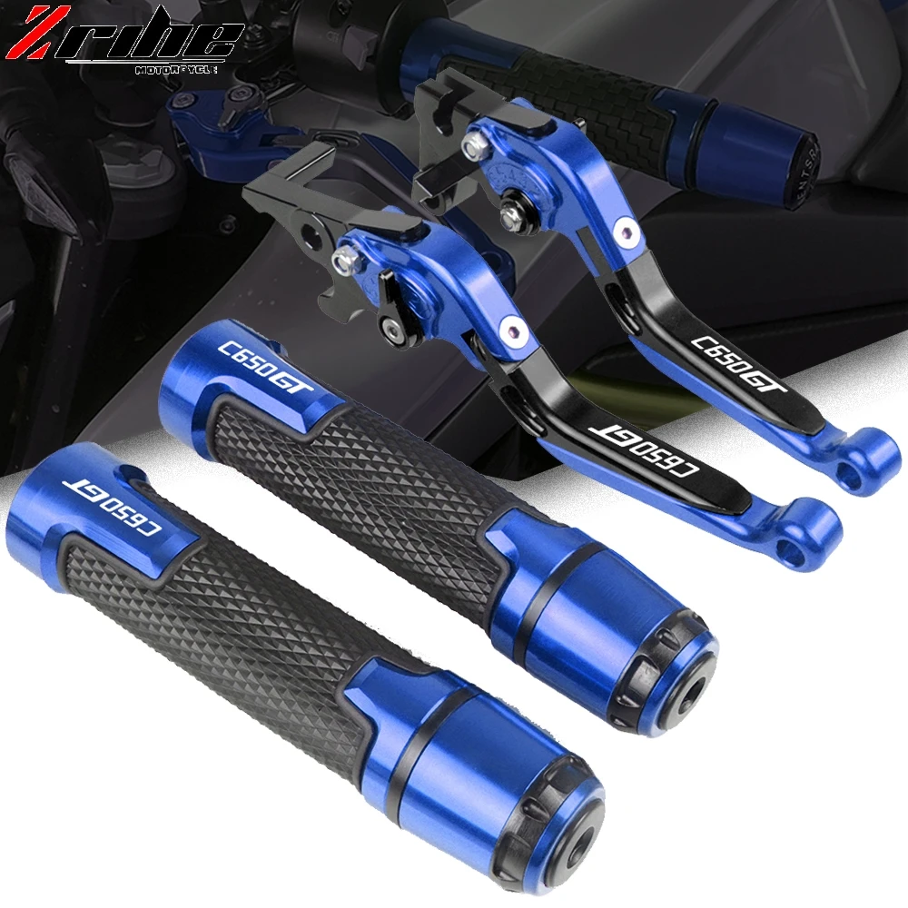 

For BMW C650GT C650 GT 2011 2012 2013 2014 2015 2016 2017 Motorcycle Adjustable Folding Brake Clutch Levers Handlebar Hand Grips