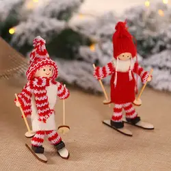 Новогодние 2020 новогодние куклы Ангел подвеска с Санта-Клаусом украшения для рождественской елки украшения для дома дети подарок ремесло