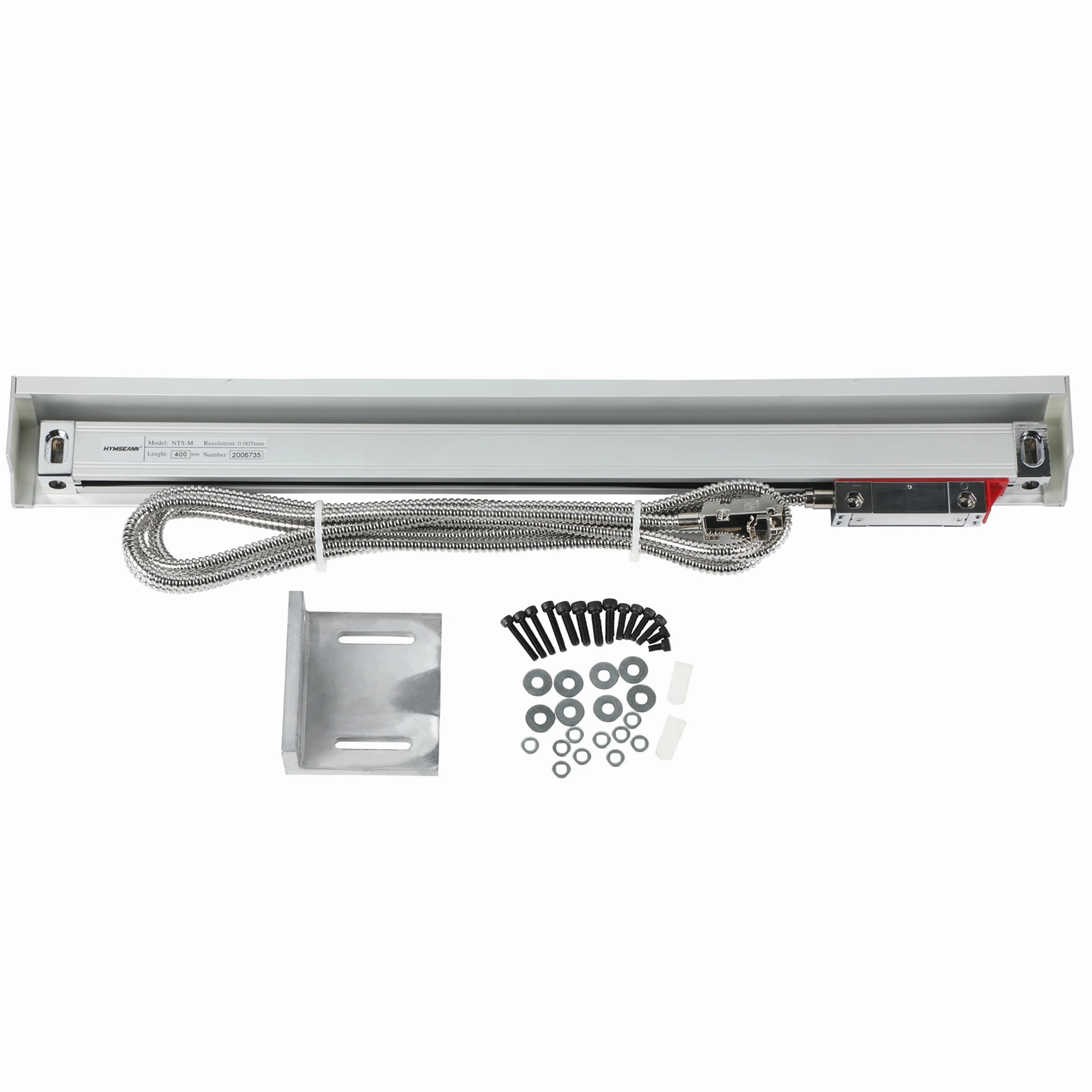 고정밀 TTL DRO 선형 눈금자, 1 미크론 광학 인코더, 50 100 150 200 250 300 350 400 450mm 광학 격자 눈금자, 0.001mm