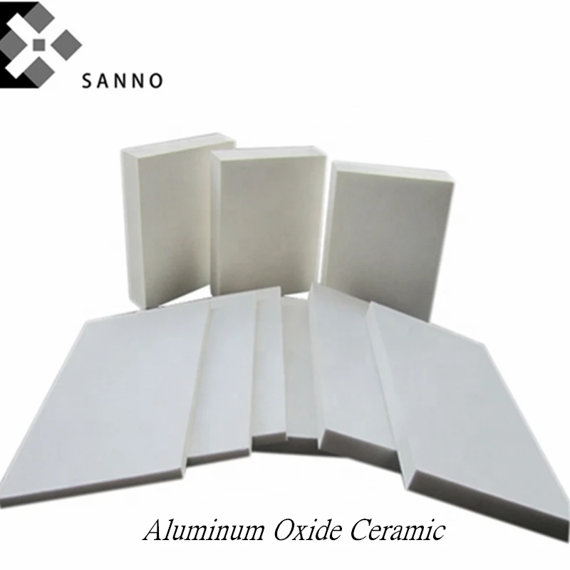 2PCS Insulation industrial ceramic 100mm - 185mm alumina tin sheet customize aluminum oxide wear ceramic refractory heat plate (2)