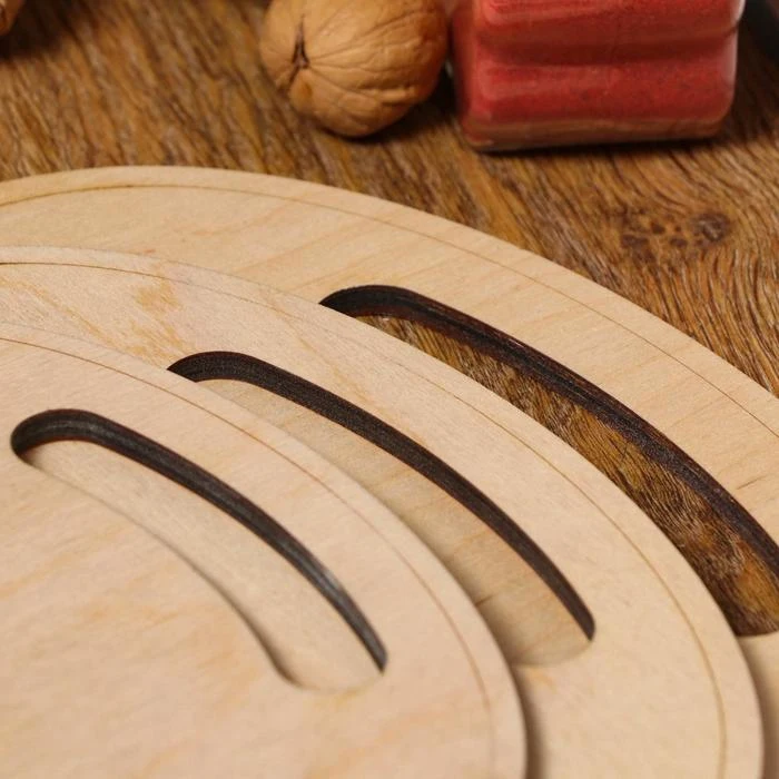 Un ensemble de planches à découper double face avec une vidange de sang, cylindre, poignée découpe, 3 pièces 5122666 fournitures de cuisine ► Photo 2/4