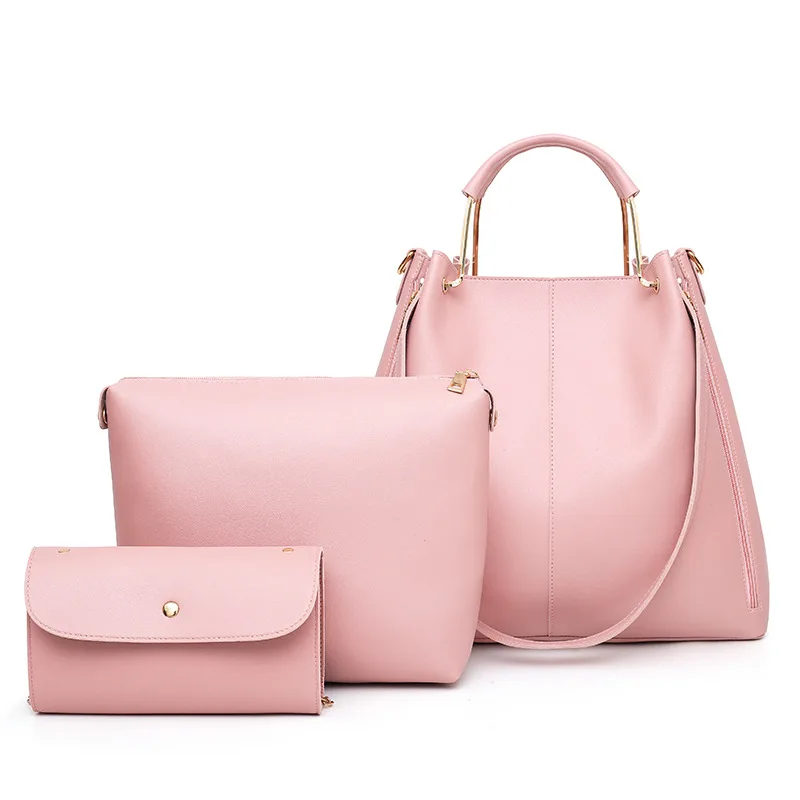 

Summer New Style Three-piece Set Different Size Bags Simple Versatile Hand Shoulder Oblique WOMEN'S Bag