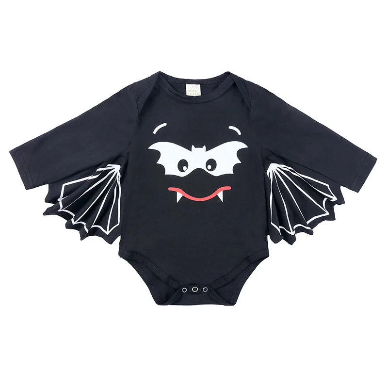 

Newborn Baby Halloween Cute Costume Cosplay Superhero Bat Jumpsuit Habery Baby Boy Girl Halloween Gift cosplay for Kids 1-2 y