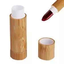 

Natural Portable 5.5ml Bamboo Lip Gloss Container Lipstick Tube DIY Container Lip Balm Tubes,Bamboo Empty Lip Gross Containers