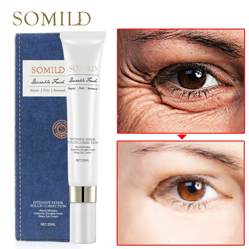Kaufen SOMILD Anti Aging Hautpflege Set Bleaching Emulsion Gesicht Lift Lotion Dark Kreis Falten Entfernung Auge Creme Gesichts Essenz Koreanische