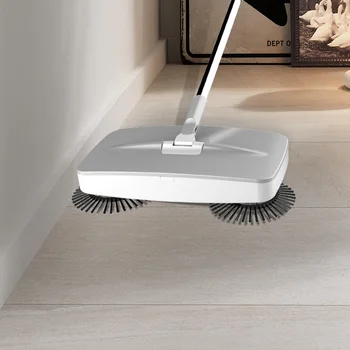 

2 2 In 1 Sweeping Machine Push Type Hand Push Magic Broom Dustpan Handle Household Cleaning Package Hand Push Sweeper Mop