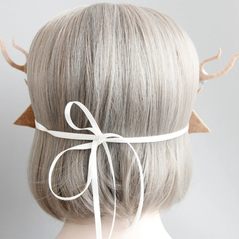 Christmas Mask Costume Party Antler Half Face Animal Mask       Unisex  (3)