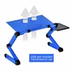 Aluminum Alloy Laptop Table Adjustable Portable Folding Computer Desk Students Dormitory Laptop Table Computer Stand Bed Tray ► Photo 3/6