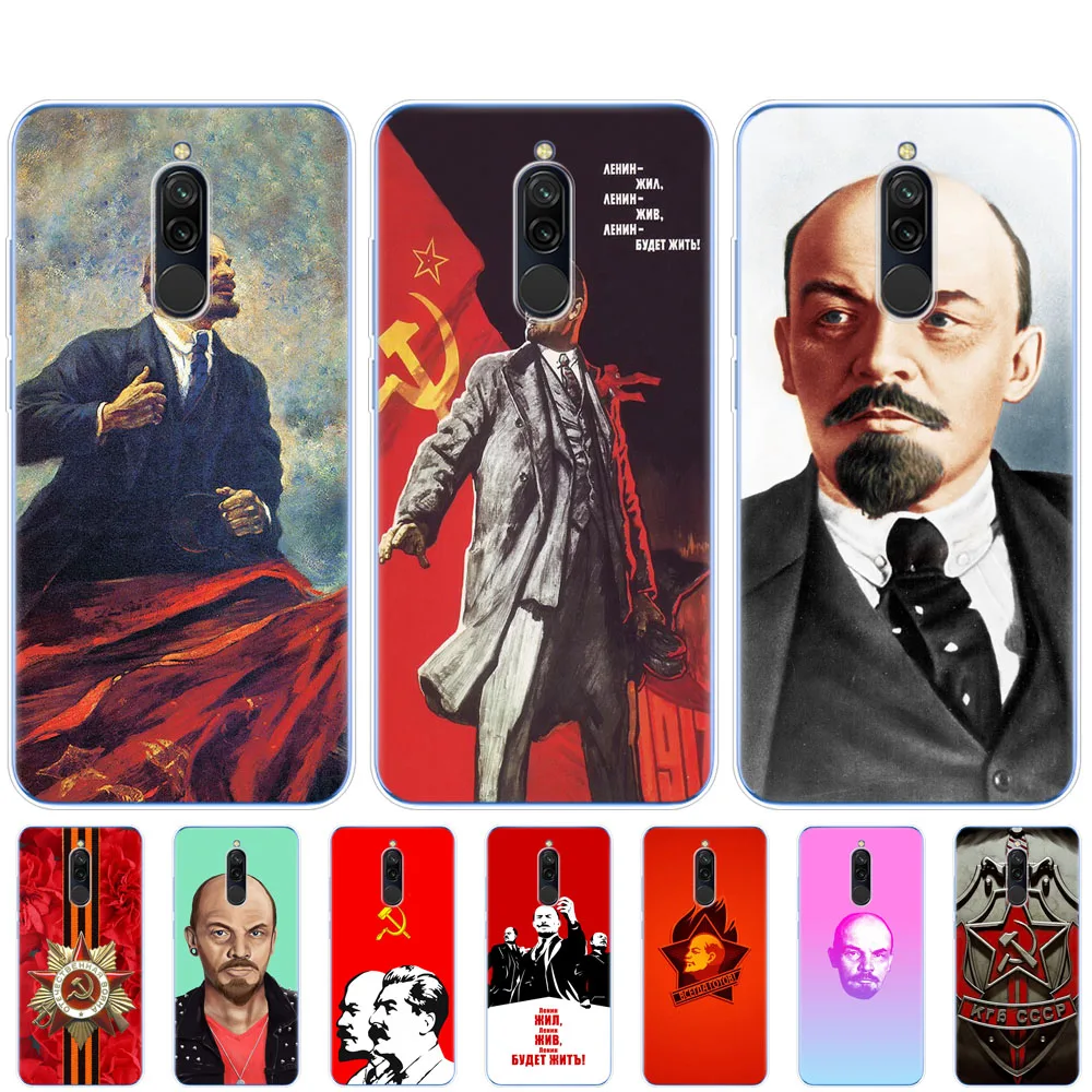 Чехол для redmi 8a 8 чехол note 9 PRO 8T 9S xiaomi mi NOTE 10 lite POCO F2 Pro с флагом Советского Союза