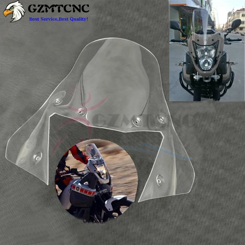 Лобовое стекло для мотоцикла XT660 XT660Z ABS пластик лобовое Yamaha XT 660/Z|motorcycle windshield|front