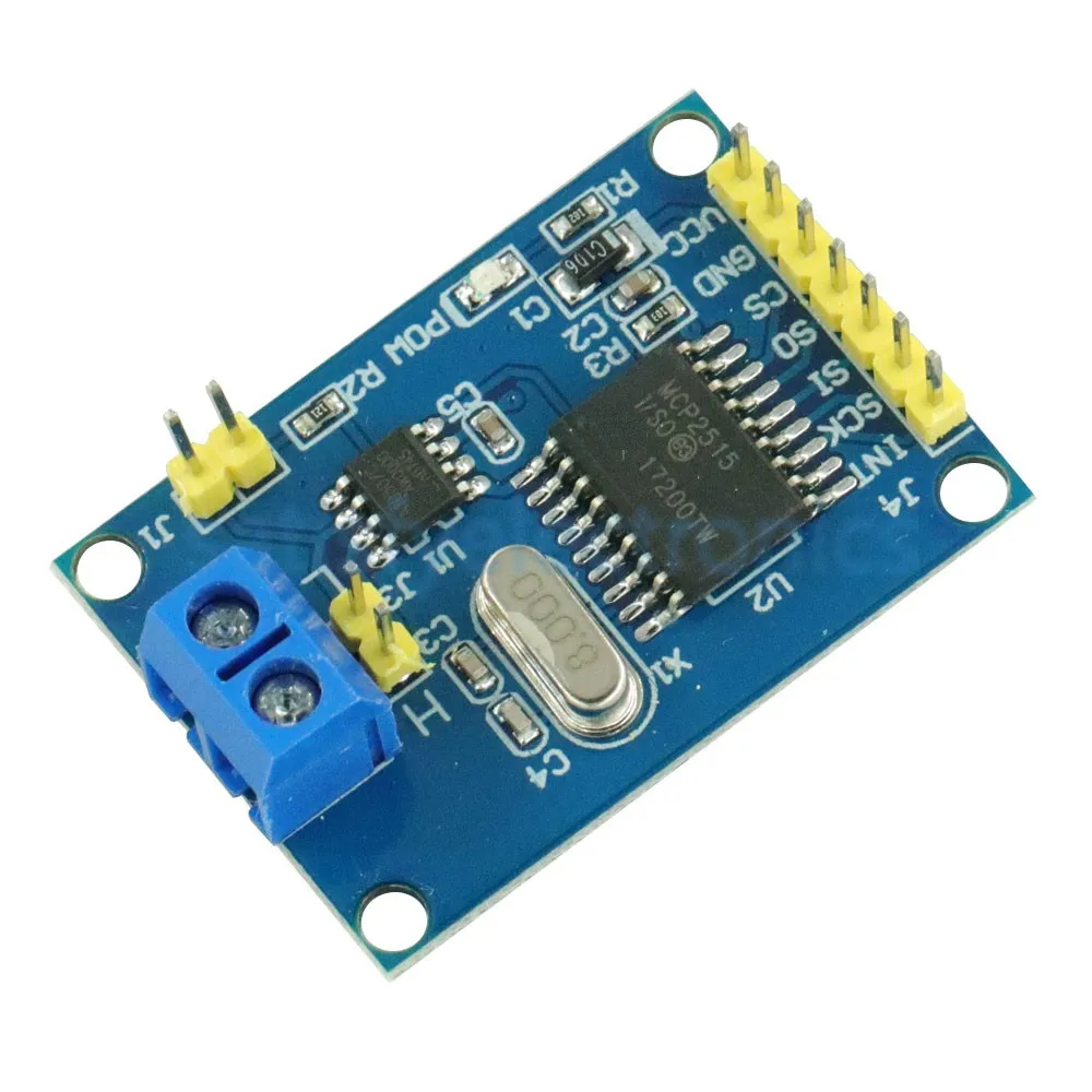 

MCP2515 CAN Bus Module Board TJA1050 Receiver SPI For 51 MCU ARM Controller NEW