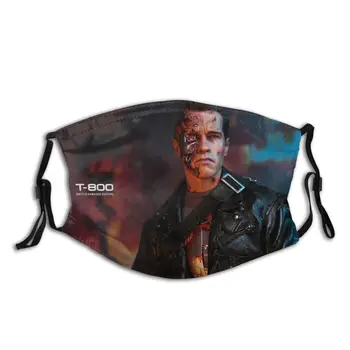 

Terminator Unisex Non-Disposable Face Mask Anti Haze Dust Mask With Filters Protection Mask Respirator Mouth Muffle