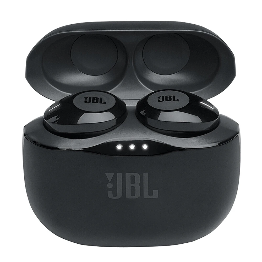 JBL T120 TWS black Оригинальные JBL T120 TWS True беспроводные bluetooth-наушники TUNE 120TWS стерео наушники бас звук наушники гарнитура - Цвет: JBL T120 TWS black