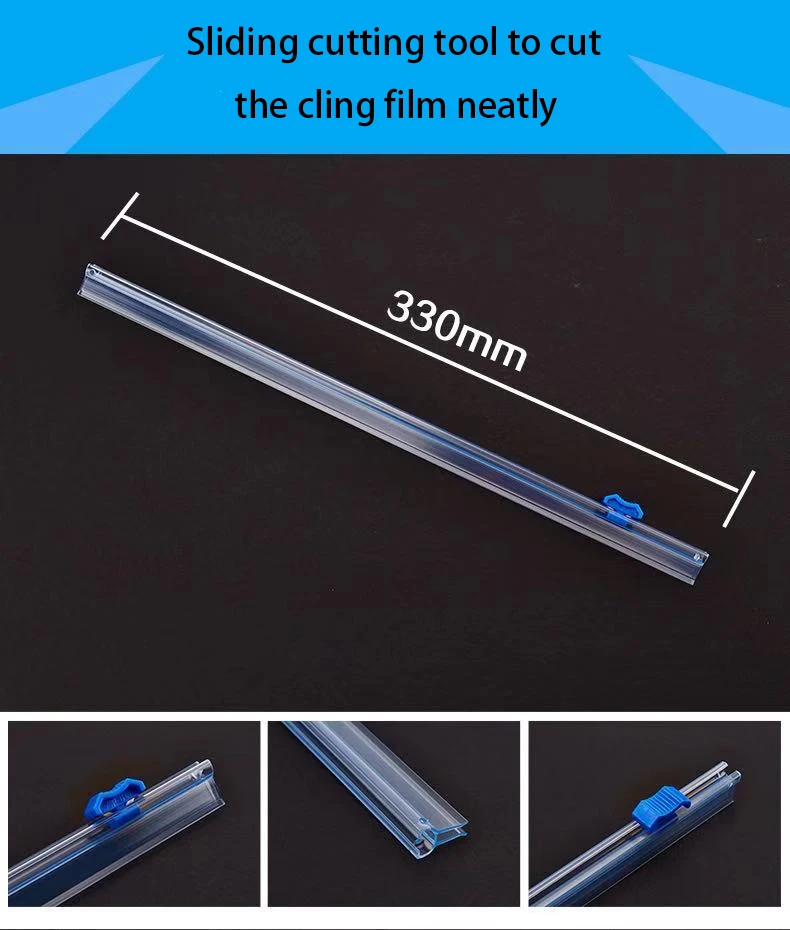 Distributeur Emballage Alimentaire CAREMILLE - Coupe-Glissière | Film Étirable, Sacs | Rangement Cuisine